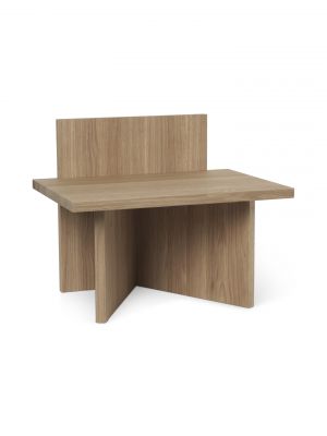 Oblique Stool oak tabouret en chêne Ferm Living